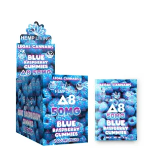 D8 Gummies - Blue Raspberry - 2pk - 50mg