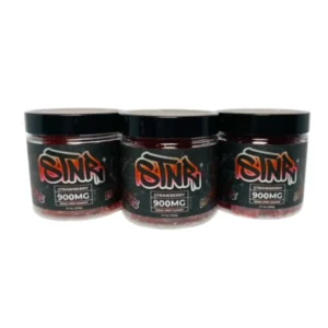 900mg Delta8 Gummies - Strawberry
